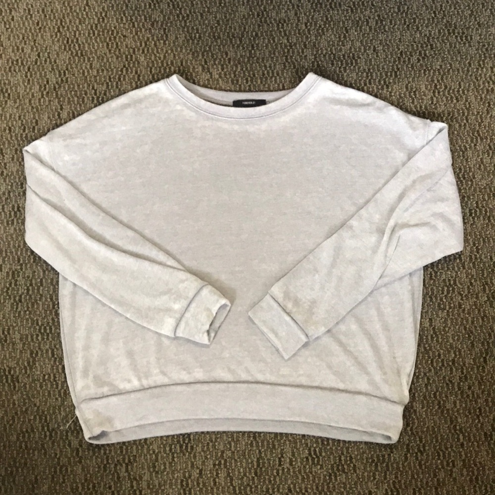 Light Blue Acid wash sweater